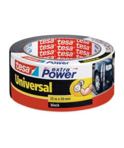 NASTRO ADESIVO TESA "EXTRA POWER" COLORE NERO, 25 MT X 50 MM
